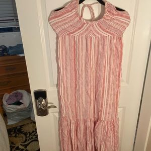 Free people halter maxi dress